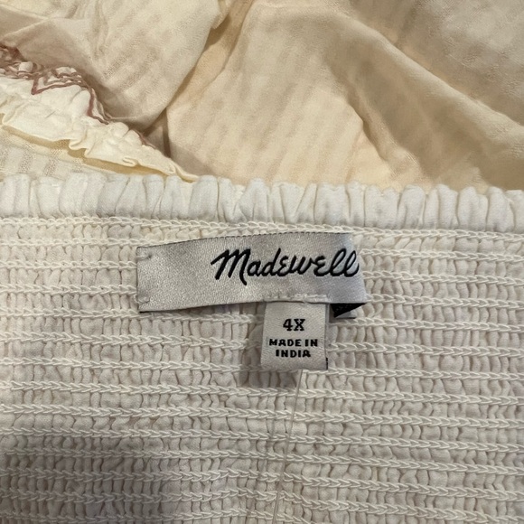 Madewll Lucie Smocked Tiered Ruffle Maxi Dress (4X) - Picture 10 of 12